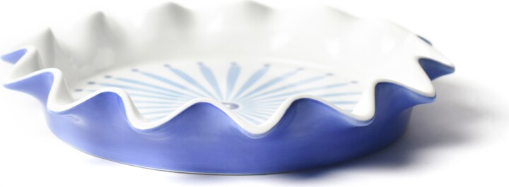 Coton Colors Iris Burst 8" Ruffle Pie Dish