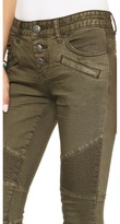 Thumbnail for your product : Free People Steamed Moto Skinny Jeans
