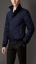 Thumbnail for your product : Burberry Wool Mohair Quilted Blouson
