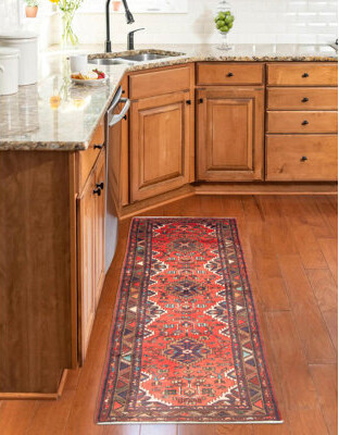 Bloomsbury Market Hand Knotted Anadol Red Wool Rug 3'3\