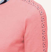Thumbnail for your product : LOFT Petite Lacy Sleeve Sweater