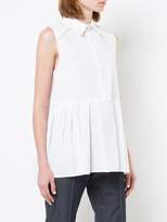 Thumbnail for your product : Carolina Herrera sleeveless pleated shirt