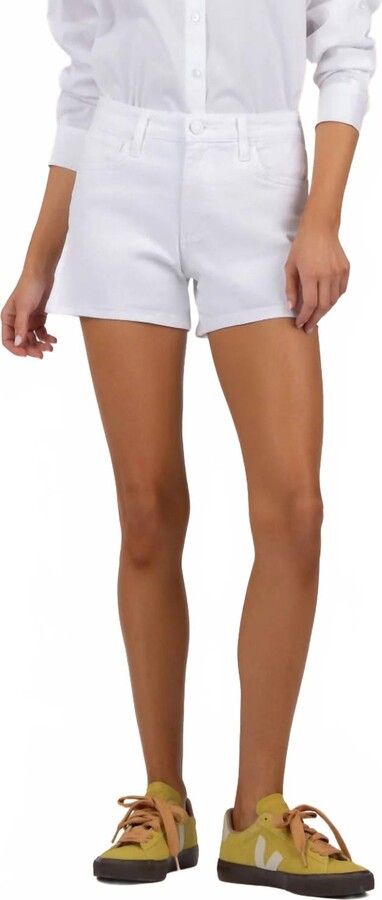 KUT from the Kloth Jane High Rise Short In Optic White