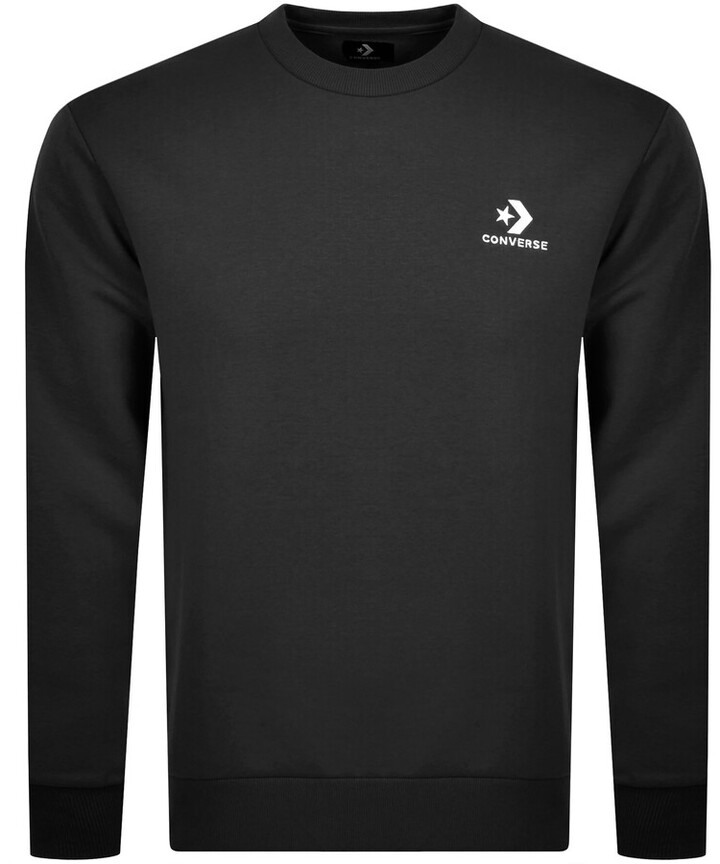black converse sweatshirt
