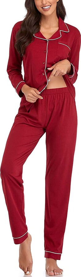 CATALOG CLASSICS Womens Pajamas Set Cowl Neck Velour Fleece PJs for Women  Set