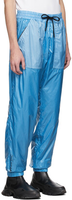 MONCLER GRENOBLE Blue Ripstop Track Pants