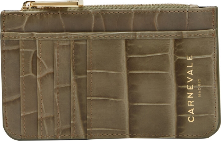 Carnevale Grey Luisa Taupe Card Holder