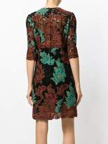 Thumbnail for your product : Dolce & Gabbana floral embroidered lace dress