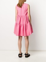Thumbnail for your product : MSGM Geometric Pattern Tiered Dress