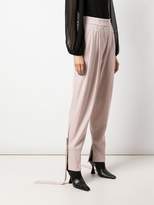 Thumbnail for your product : Petar Petrov high waisted tapered trousers