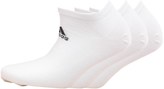 Thumbnail for your product : adidas Three Pack Logo No Show Socks White/Black