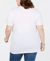 Thumbnail for your product : Love Tribe Hybrid Plus Size Embellished Nope Graphic T-Shirt