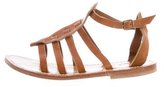 Thumbnail for your product : K Jacques St Tropez Leather Multistrap Sandals
