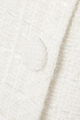 Huishan Zhang Celena Tweed Midi Dress - White