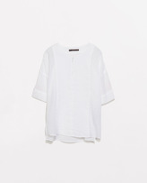 Thumbnail for your product : Zara 29489 Top With Bib Front