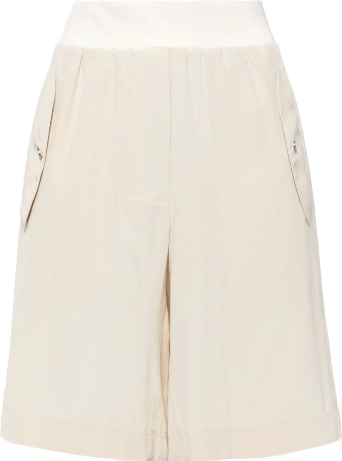 Helmut Lang Bomber silk shorts