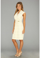 Thumbnail for your product : Ellen Tracy Short Sleeve Flecked Stretch Dress