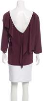 Thumbnail for your product : See by Chloe Silk Ruffle-Accented Top