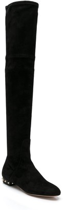 Valentino Rockstud Over-the-Knee boots
