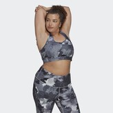 Thumbnail for your product : adidas Powerreact Training Medium-Support Allover Print Bra (Plus Size)