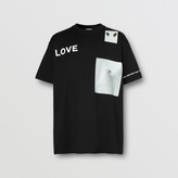 Thumbnail for your product : Burberry Montage Print Cotton T-shirt