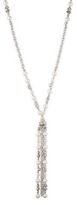Thumbnail for your product : Givenchy Silver Tone and Pearl Tassel Necklace
