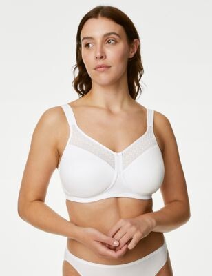 M&S Collection Wild Blooms Full Cup Minimiser Bra C-H - ShopStyle