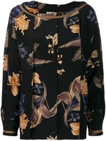 Thumbnail for your product : Versace Pre-Owned 1980's Box Pleat Floral Blouse