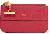 Chloé - Drew Textured-leather Cardholder - one size