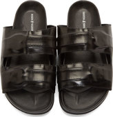 Thumbnail for your product : Miharayasuhiro Black Invisible Belt Sandals
