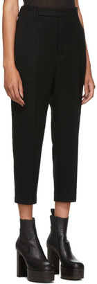 Rick Owens Black Easy Astaires Trousers