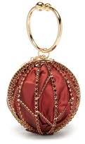 Thumbnail for your product : Rosantica Alice Crystal And Satin Clutch Bag - Red Multi