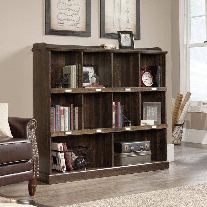 Barrister Lane Iron Oak Cubbyhole Bookcase