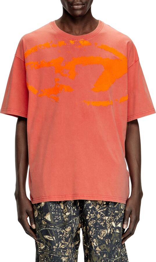 Diesel T-Boxt-R21 Flocked Logo T-Shirt
