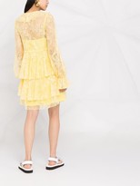 Thumbnail for your product : Blumarine Lace-Patterned Ruffled Dress