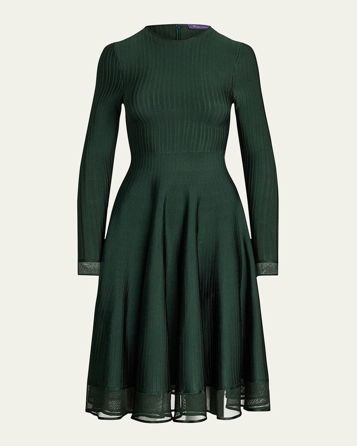 Long-Sleeve Sweater Day Dress