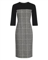 Thumbnail for your product : Jaeger Wool Houndstooth Dress
