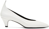 Calvin Klein 205W39NYC - Chaussures à talons hauts en cuir verni blanches Kait