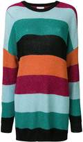 Thumbnail for your product : Laneus striped sweater dress