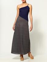 Thumbnail for your product : Hive & Honey One Shoulder Color Block Maxi Dress