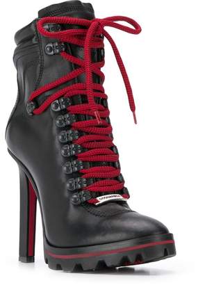 DSQUARED2 Heeled Lace-Up Ankle Boots