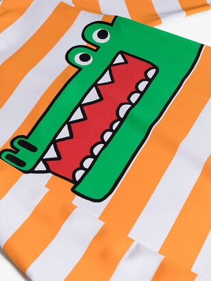 Stella McCartney Kids Graphic-Print Striped Float Suit