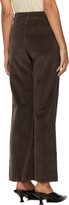 Thumbnail for your product : AMOMENTO Brown Flared Trousers