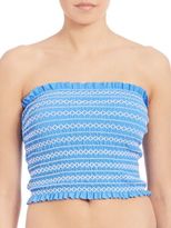 Thumbnail for your product : Tory Burch Costa Smocked Tube Top