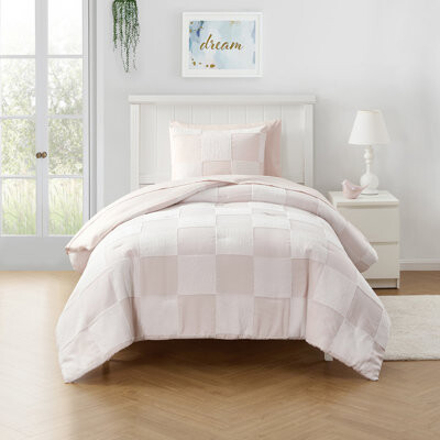 Chenille Checkered Kids Bedding Set Includes Sheet Set By Sweet Home Collection®