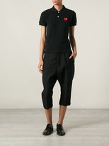Thumbnail for your product : Comme des Garcons Play - embroidered heart polo shirt - women - Cotton - S