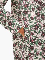 Thumbnail for your product : La DoubleJ Good Witch Scrambled Floral-print Pussy-bow Dress - Multi