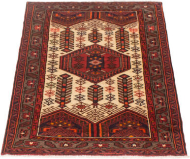 Isabelline Andelz Cream Rug 3'2\
