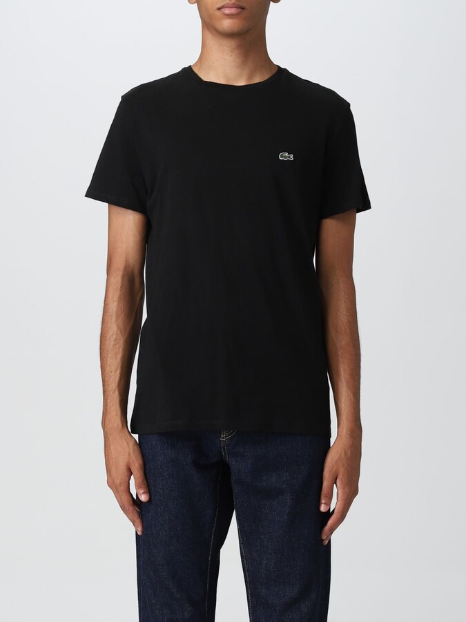 Lacoste Men's Black T-shirts | ShopStyle