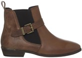 Thumbnail for your product : Office Amble Flat Buckle Chelsea Boots Tan Leather